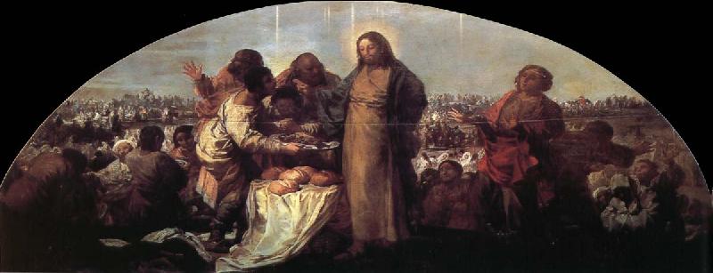 Francisco Goya Miracle of the Loaves and Fishes